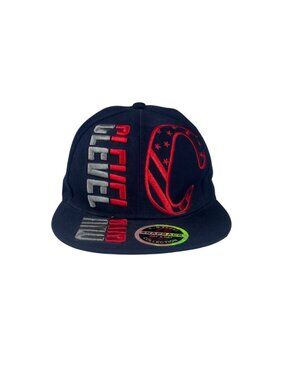 Cleveland Embroidered Snapback Cap Hat Navy Blue Adjustable R-M Sport